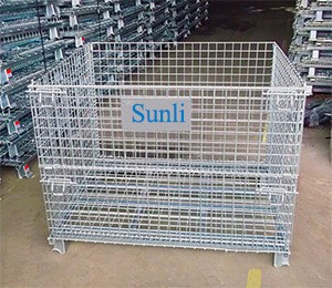 Collapsible Wire Container Mesh Box